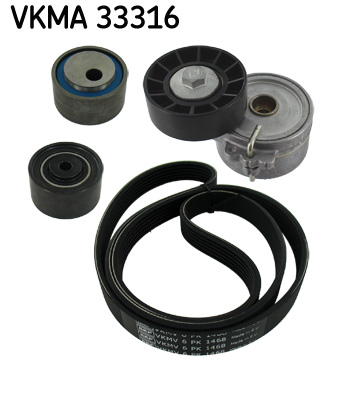 SKF VKMA 33316 Kit Cinghie Poly-V-Kit Cinghie Poly-V-Ricambi Euro